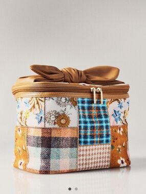 NWT Anthropologie Patchwork Cosmetic Bag